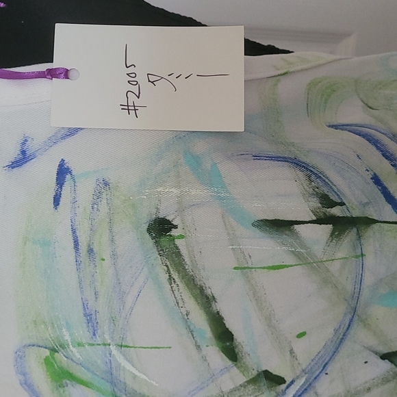 Custom Painted Wearable Art Apron #2005 - Picture 4 of 8